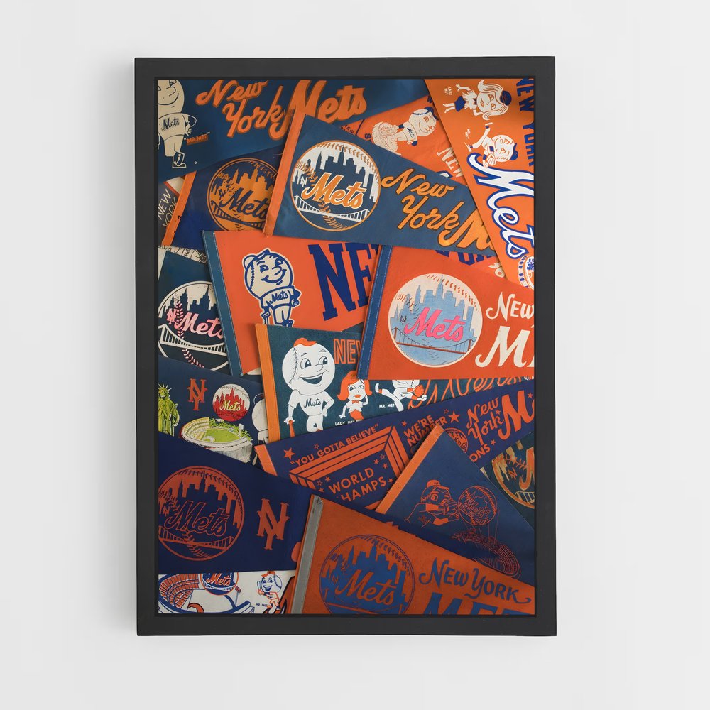 Poster Old School Baseball (vue 2)